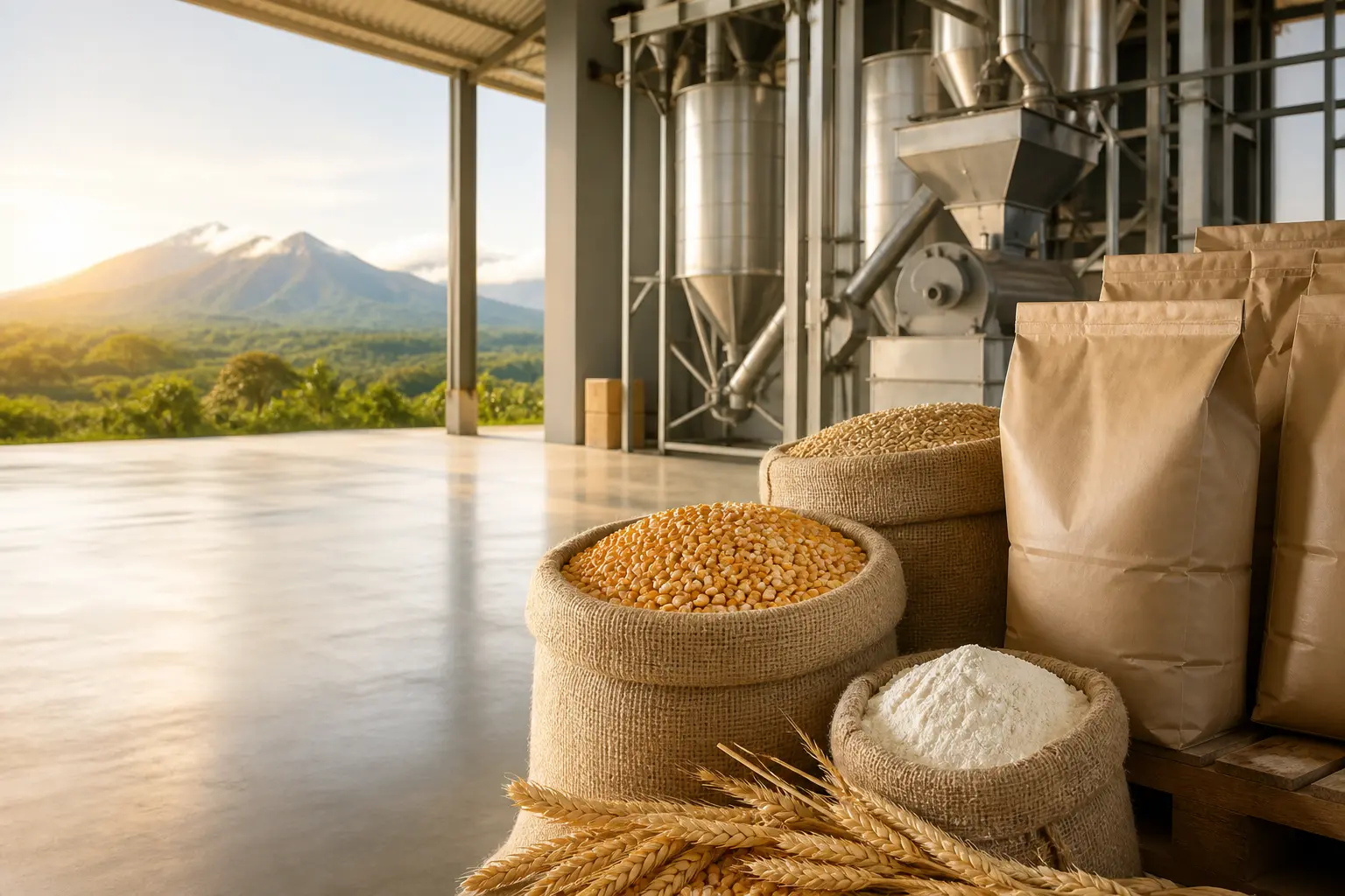 Grain, flour and modern milling equipment